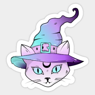 Witchy Cat Sticker